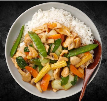 Chinese Chop Suey Rice 